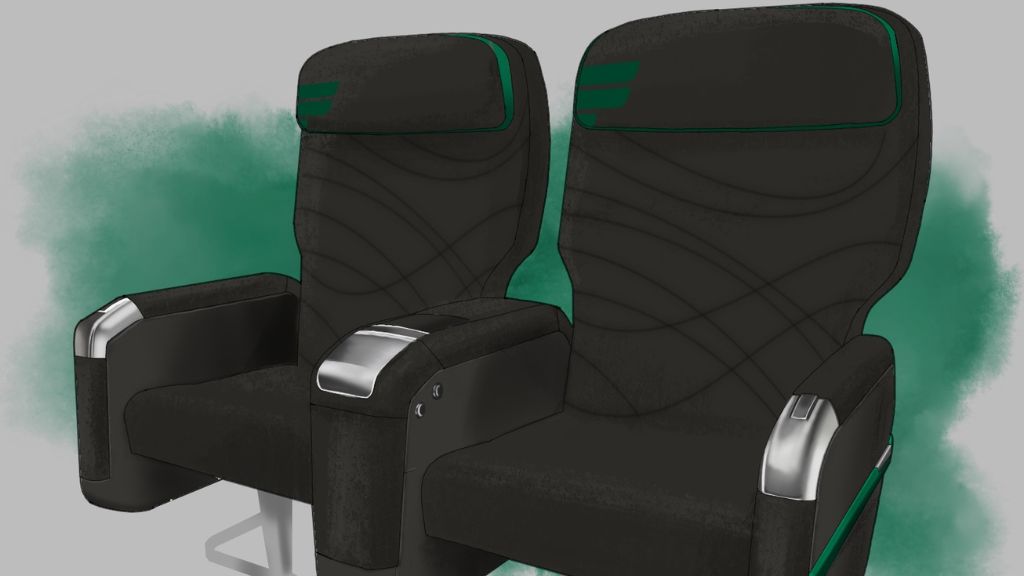 Frontier Airlines First Class seating